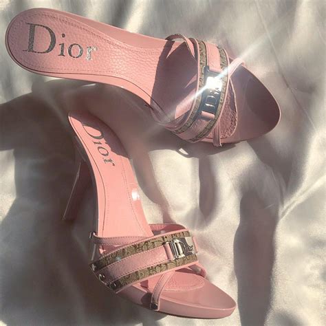 pink dior heels vintage|genuine dior heels.